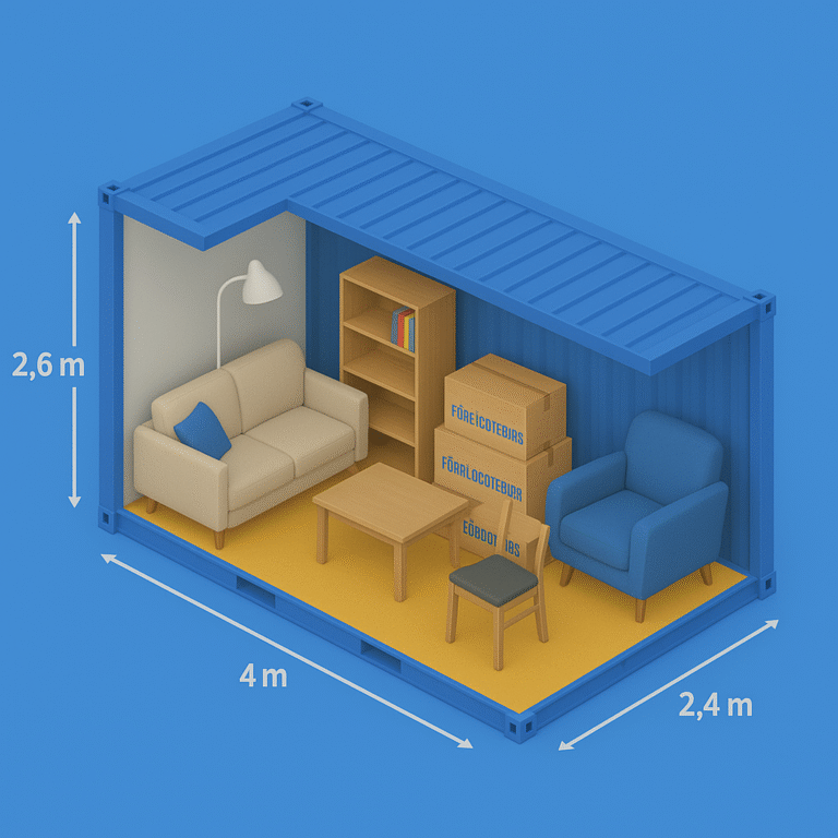Förvaring i Göteborg, hyra container